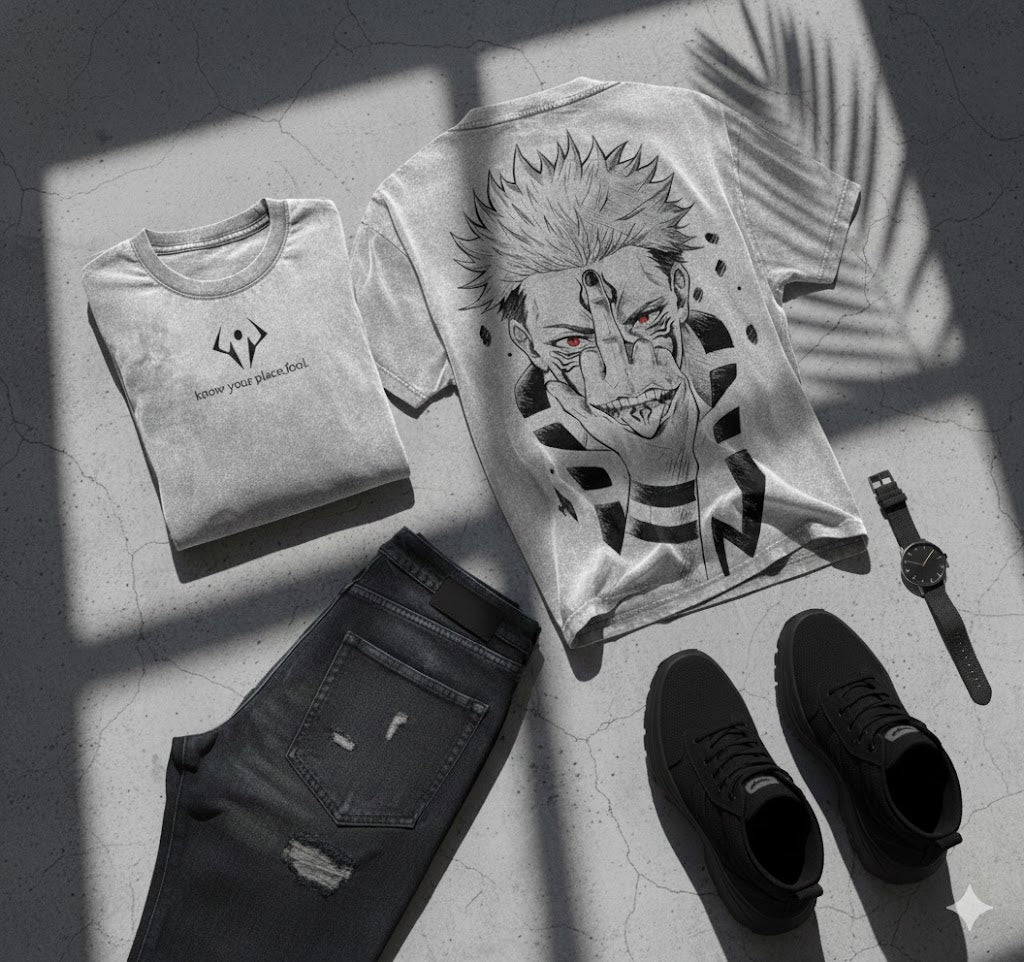 The "Know Your Place" Heavyweight Acid Wash Tee